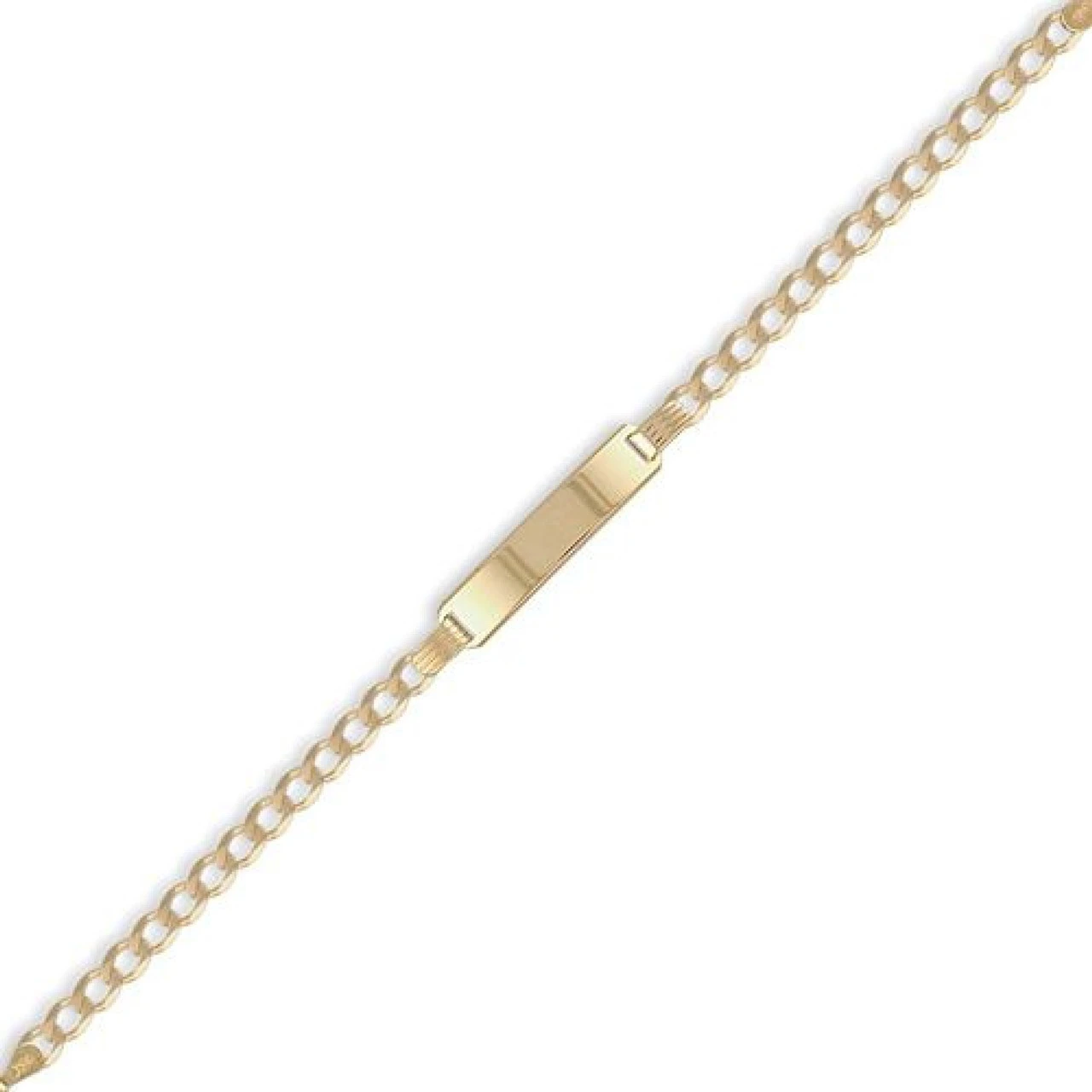 9ct Yellow Gold ID 7.5inch Bracelet P702005-7.5 1 9ct Yellow Gold ID 7.5inch Bracelet P702005-7.5