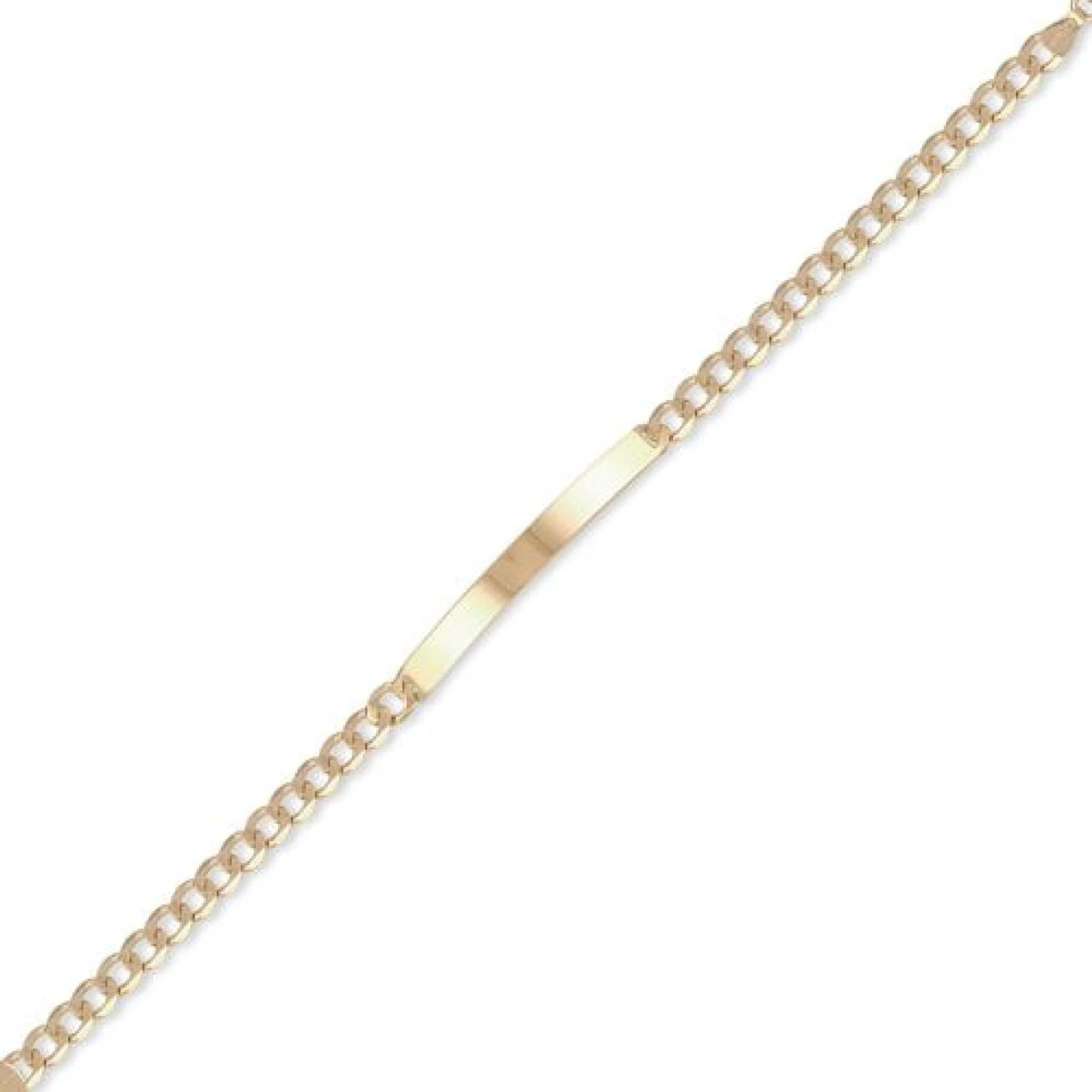 9ct Yellow Gold ID 7.5inch Bracelet P702027-7.5 1 9ct Yellow Gold ID 7.5inch Bracelet P702027-7.5