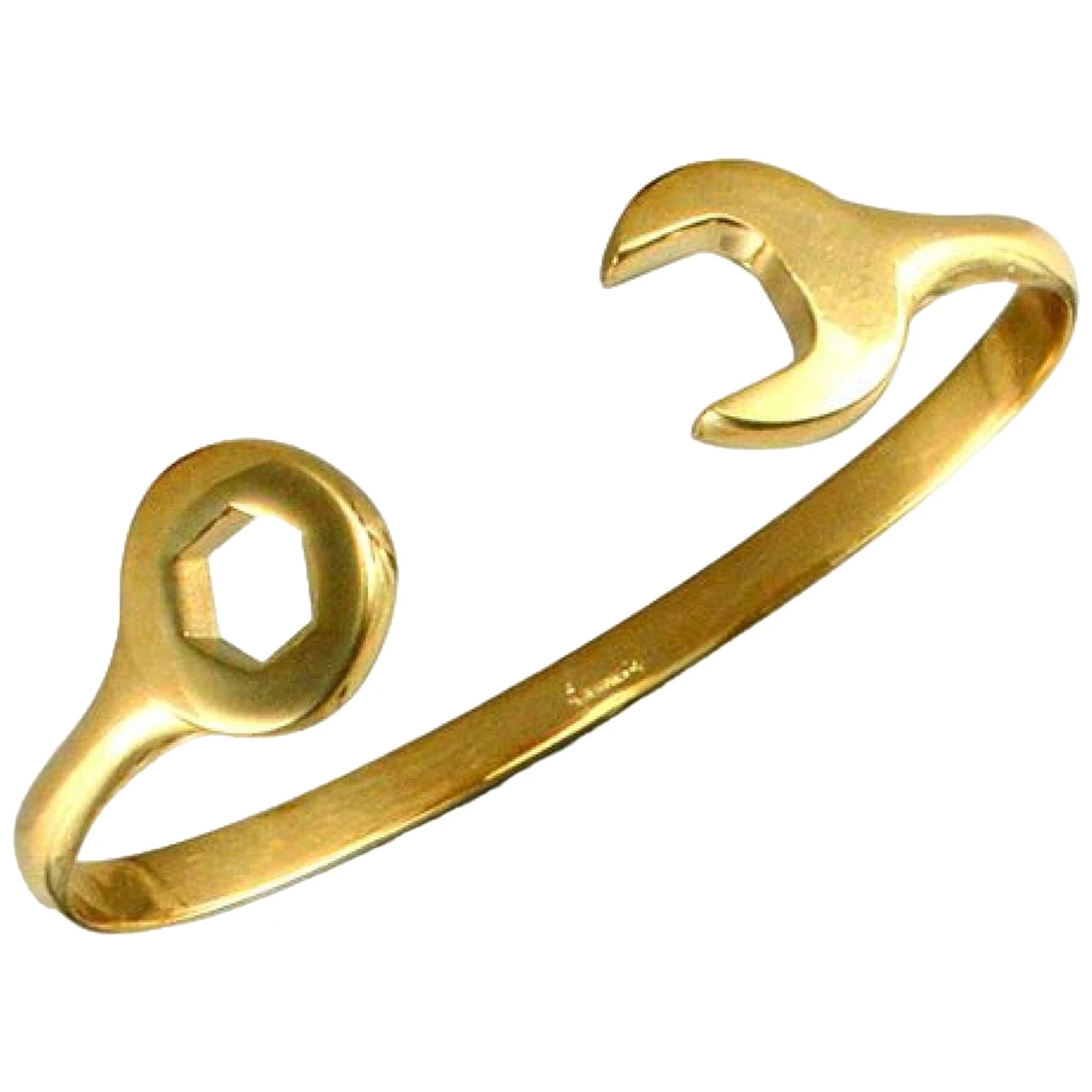 9ct Yellow Gold Polished Children Baby Spanner Bangle P702073 1 9ct Yellow Gold Polished Children Baby Spanner Bangle P702073