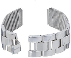 DKNY Replacement Silver Mesh And Link Bracelet For NY8556 With Free Connecting Pins
