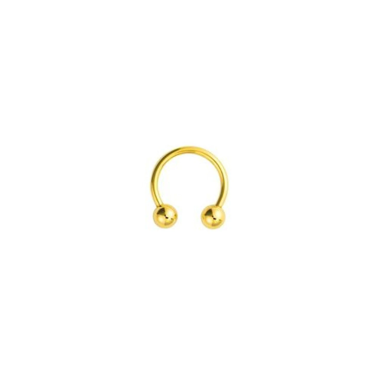 9ct Yellow 11mm Circular Eyebrow Barbell P702128 1 9ct Yellow 11mm Circular Eyebrow Barbell P702128
