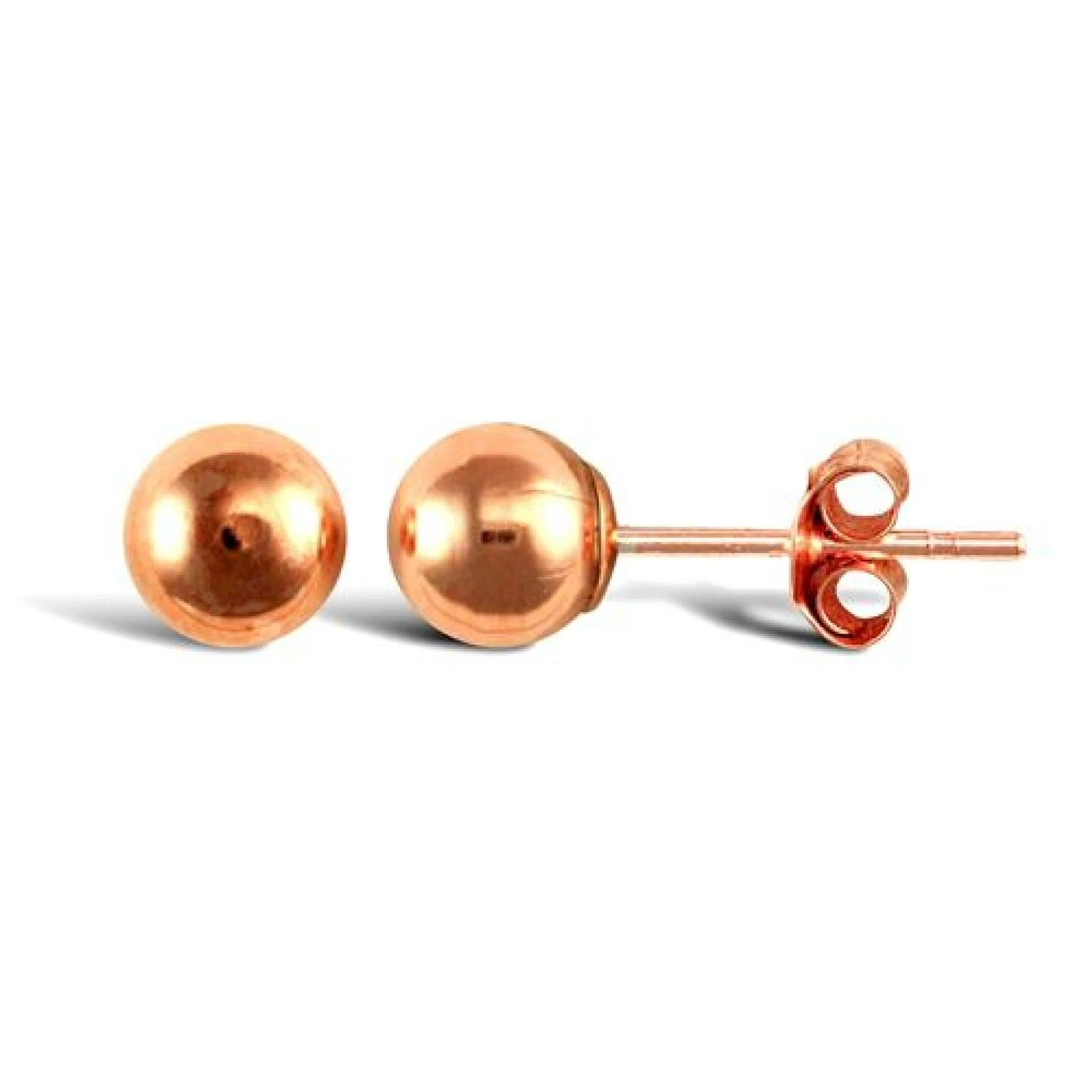 9ct Rose Gold Polished 5mm Ball Stud Earrings P702E9-315 1 9ct Rose Gold Polished 5mm Ball Stud Earrings P702E9-315