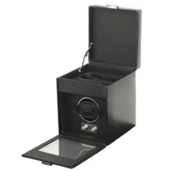 WOLF Heritage Collection Single Watch Winder With Storage For 2 Watches 270302 -Lux Jewellery Shop Wolf Designs 270302 2 38296.1638886748