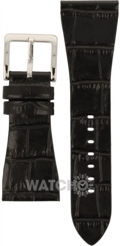 DKNY Watch Replacement Black Leather Strap For NY4179 With Free Connecting Pins