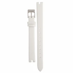 Skagen Watch 10mm Replacement Strap For SKW2012 White Leather With Free Connecting Pins